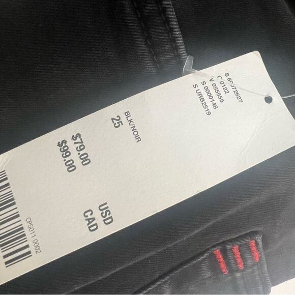 BDG URBAN OUTFITTER HIGH RISE BLACK JEANS SIZE 25 - Picture 8 of 11